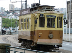 
Historic tram '216' at Porto, April 2012